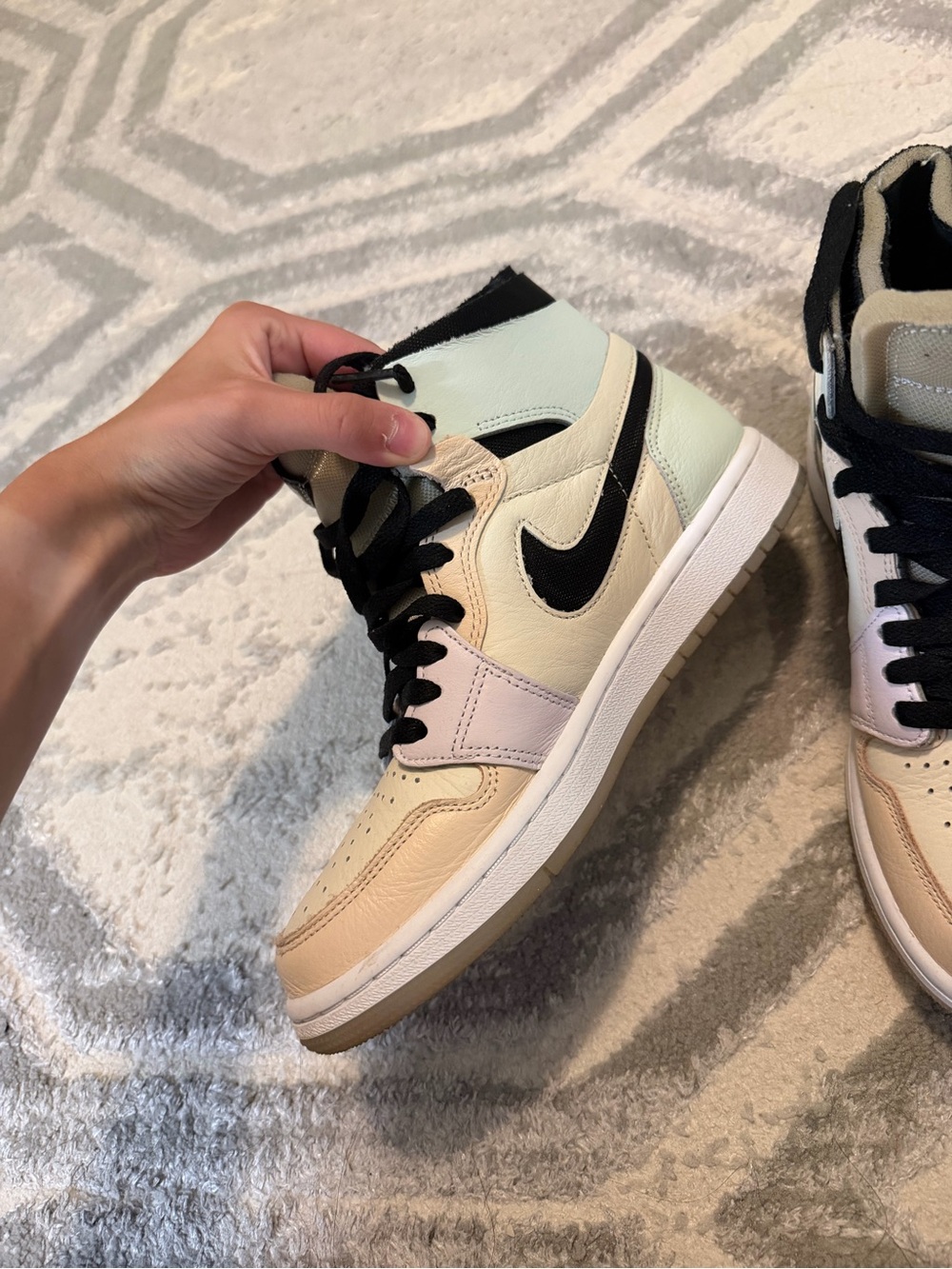 Nike air jordan’s pastel multicolored